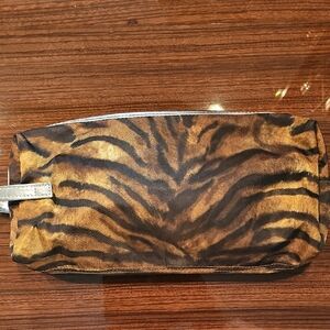 MAC Cosmetics Large Tiger Print Makeup Bag
